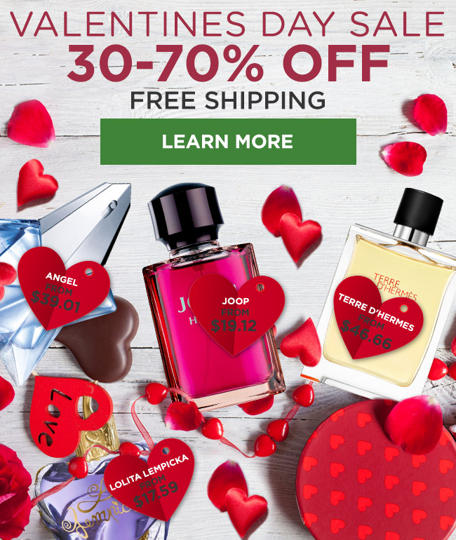 FragranceX.com - 30-70% OFF Valentines Day Sale