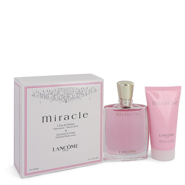 Miracle by Lancome Women's Gift Set -- 1.7 oz Eau De Parfum Spray + 1.7 oz Body Lotion