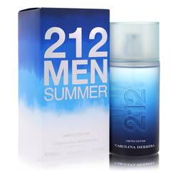 212 Summer Cologne by Carolina Herrera, 100 ml Eau De Toilette Spray (Limited Edition) for Men