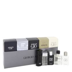 Armani Gift Set by Giorgio Armani Gift Set for Men Includes Travel Set Includes Armani Code, Emporio Armani Diamonds, Acqua Di Gio, Armani and Acqua Di Gio Profumo