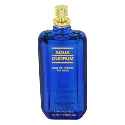 Aqua Quorum Cologne by Antonio Puig, 3.4 oz Eau De Toilette Spray (Tester) for Men
