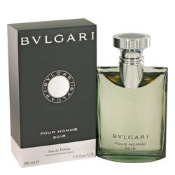 Bvlgari Pour Homme Soir Cologne by Bvlgari, 100 ml Eau De Toilette Spray for Men