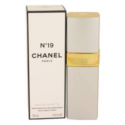 Chanel 19 Perfume by Chanel, 75 ml Eau De Toilette Refillable Spray for Women
