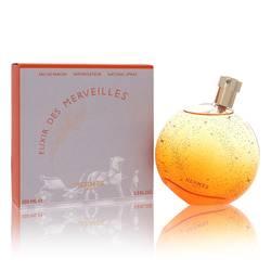 Elixir Des Merveilles Perfume by Hermes 3.4 oz Eau De Parfum Spray for Women. Created for the  House of  Hermes, this Oriental/Fougere  fragrance for women was created by Master In-house Perfumer Jean- Claude Ellena. surprises and delights  you with its unique blend of woody amber, and notes of  Peru balsam, vanilla sugar, amber, sandalwood, Tonka bean, patchouli, Siam resin, caramel, oak, incense, orange peel and cedar.