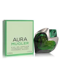 Mugler Aura Perfume by Thierry Mugler, 50 ml Eau De Parfum Spray Refillable for Women