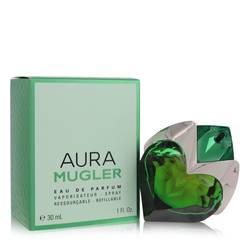 Mugler Aura Perfume by Thierry Mugler, 1 oz Eau De Parfum Spray Refillable for Women