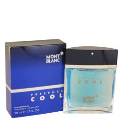 Presence Cool Cologne by Mont Blanc, 50 ml Eau De Toilette Spray for Men
