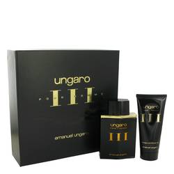 Ungaro Iii Gift Set by Ungaro Gift Set for Men Includes 3.4 oz Eau De Toilette Spray + 3.4 oz Shower Gel