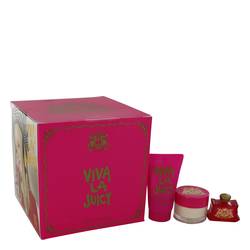 Viva La Juicy Gift Set by Juicy Couture Gift Set for Women Includes .17 oz Mini EDP + .5 oz Body Crè