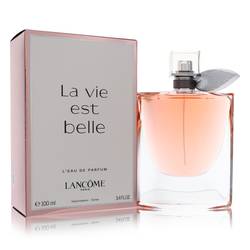 La Vie Est Belle Perfume by Lancome 3.4 oz Eau De Parfum Spray for Women. Lancome La Vie Est Belle perfume is a succulently sweet scent for women that combines scents of flowers and fruit. The fragrance is designed specifically for women who want to live their lives to the fullest. This sweet and simple yet decadent scent opens with juicy pear and black currant.