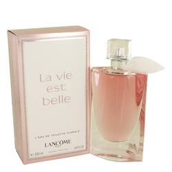 La Vie Est Belle Florale Perfume by Lancome, 3.4 oz Eau De Toilette Spray for Women