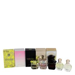 Bright Crystal Gift Set by Versace Gift Set for Women Includes Miniature Collection Includes Yellow