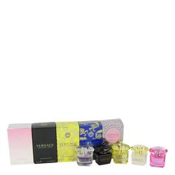 Bright Crystal Gift Set by Versace Gift Set for Women Includes Miniature Collection Includes Crystal