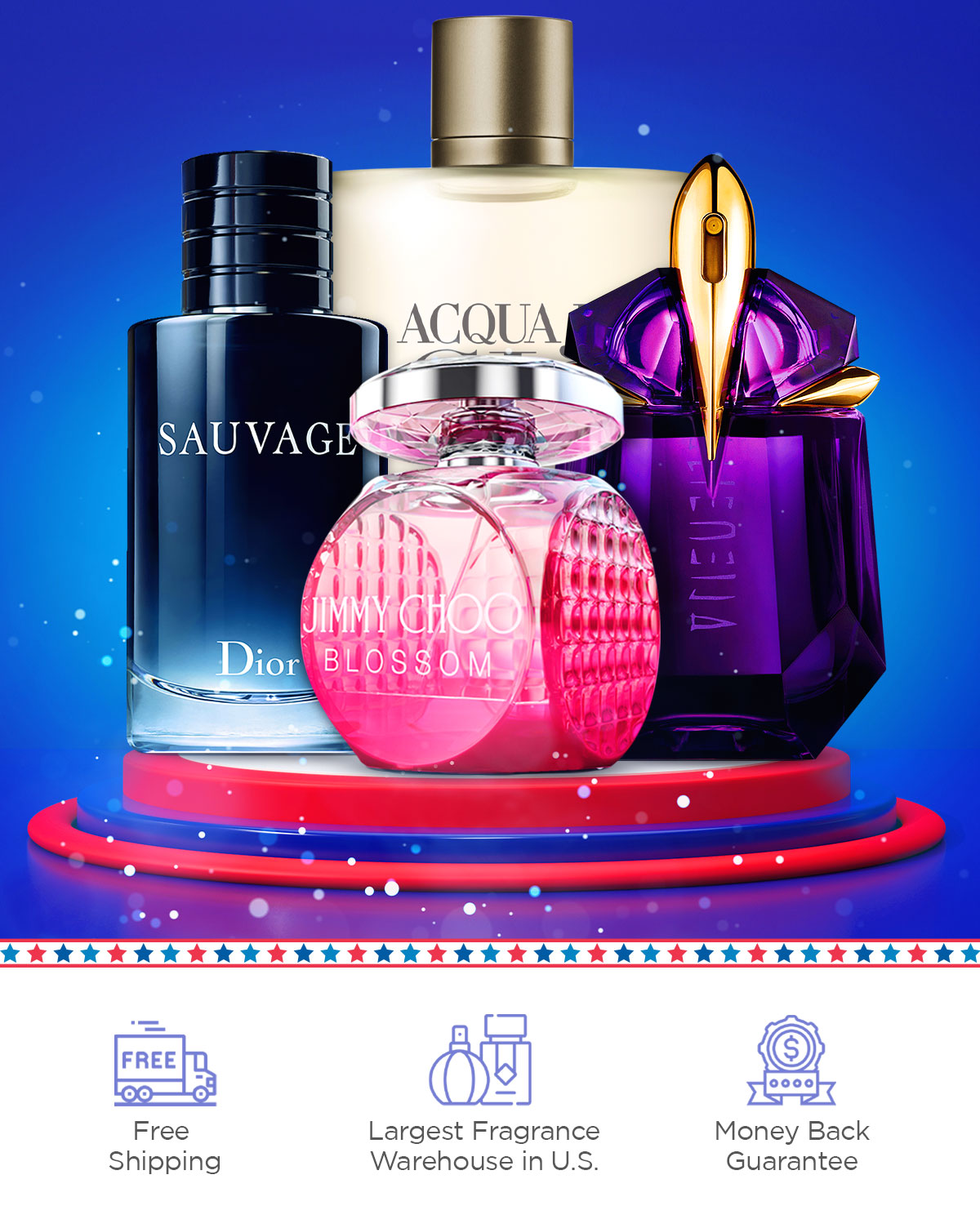 4th of July Savings $$ on Perfumes and Colognes