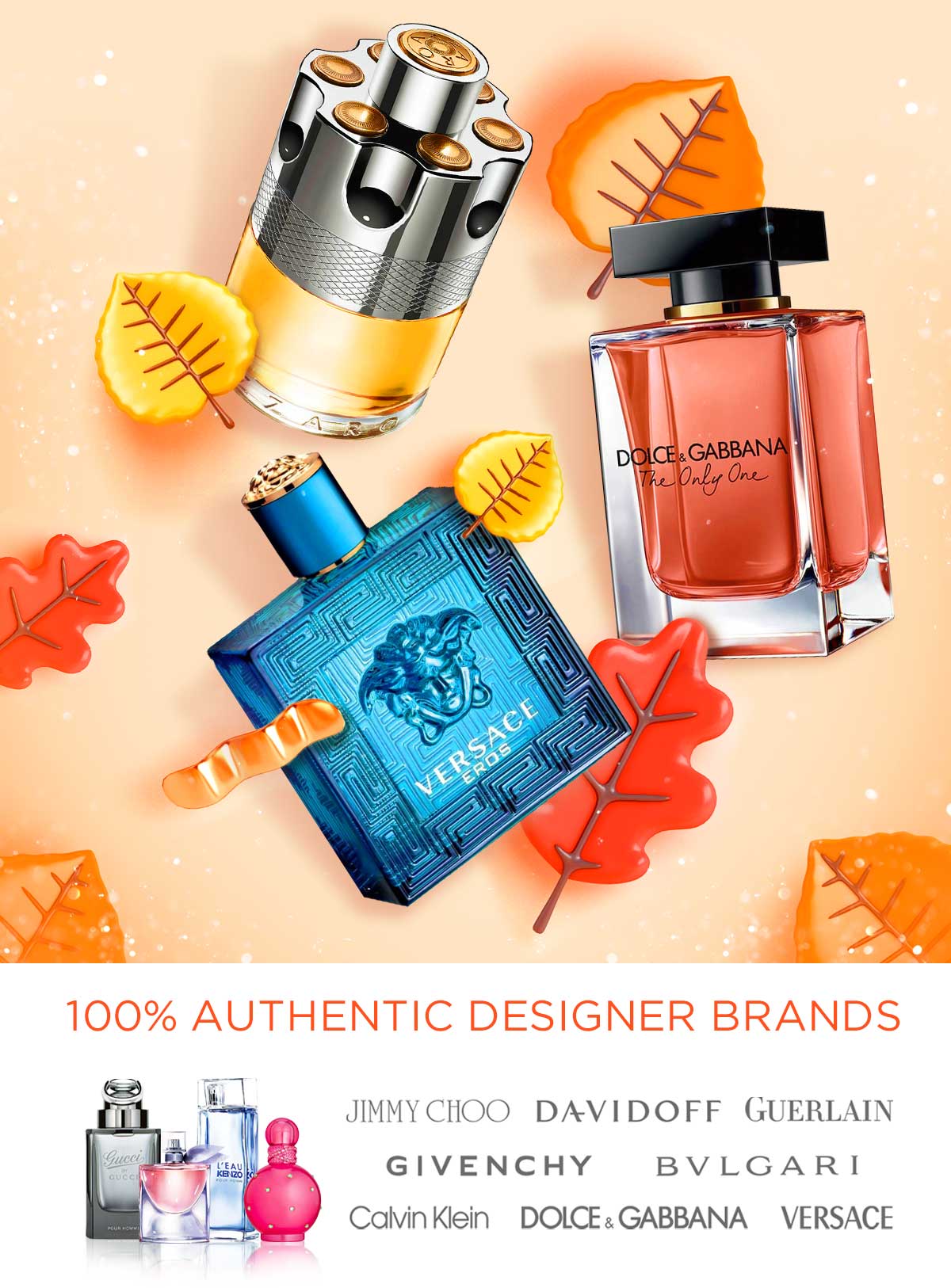 Fragrances float with fall leaves during fall savings