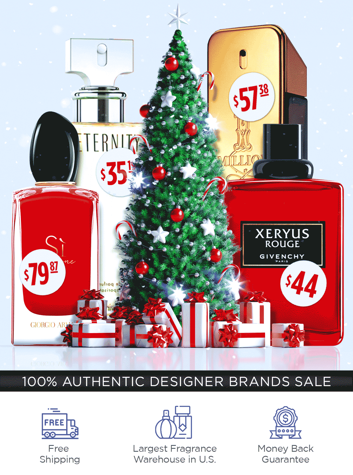 Fragrance Surrounding Christmas Tree on Sale for the Holidays