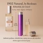 1902 Natural Cologne by Berdoues Cologne 0.27 Oz Travel Spray