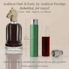 Arabiyat Oud Al Faris Cologne by Arabiyat Prestige Cologne 0.27 Oz Travel Spray