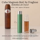 Cuba Magnum Red Cologne by Fragluxe Cologne 0.27 Oz Travel Spray