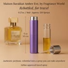 Maison Barakkat Ambre Eve Perfume by Fragrance World Perfume 0.27 Oz Travel Spray