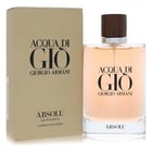 Acqua Di Gio Absolu Cologne by Giorgio Armani Cologne 4.2 Oz Eau De Parfum Spray