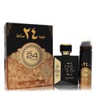 Ard Al Zaafaran Oud 24 Hours Cologne by Al Zaafaran Cologne 100 ml Eau De Parfum Spray + 1.7oz Perfumed Spray (Unisex)