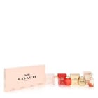 Coach Perfume by Coach Perfume -- Gift Set - Coach Floral .15 oz Mini EDP + Coach Love .15 oz Mini EDP + Coach Gold .15 oz Mini EDP + Coach Dreams Sunset .15 oz Minni EDP