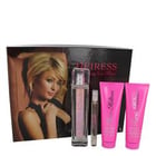 Paris Hilton Heiress Perfume by Paris Hilton Perfume -- Gift Set - 3.4 oz Eau De Parfum Spay + .34 oz Mini EDP Pen Spray + 3 oz Body Lotion + 3 oz Shower Gel