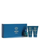 Versace Eros Cologne by Versace Cologne -- Gift Set - .17 oz Mini EDT + .8 oz Shower Gel + .8 oz After Shave Balm