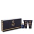 Versace Pour Homme Dylan Blue Cologne by Versace Cologne -- Gift Set - 0.17 oz Mini EDT + 0.8 oz After Shave Balm + 0.8 oz Shower Gel