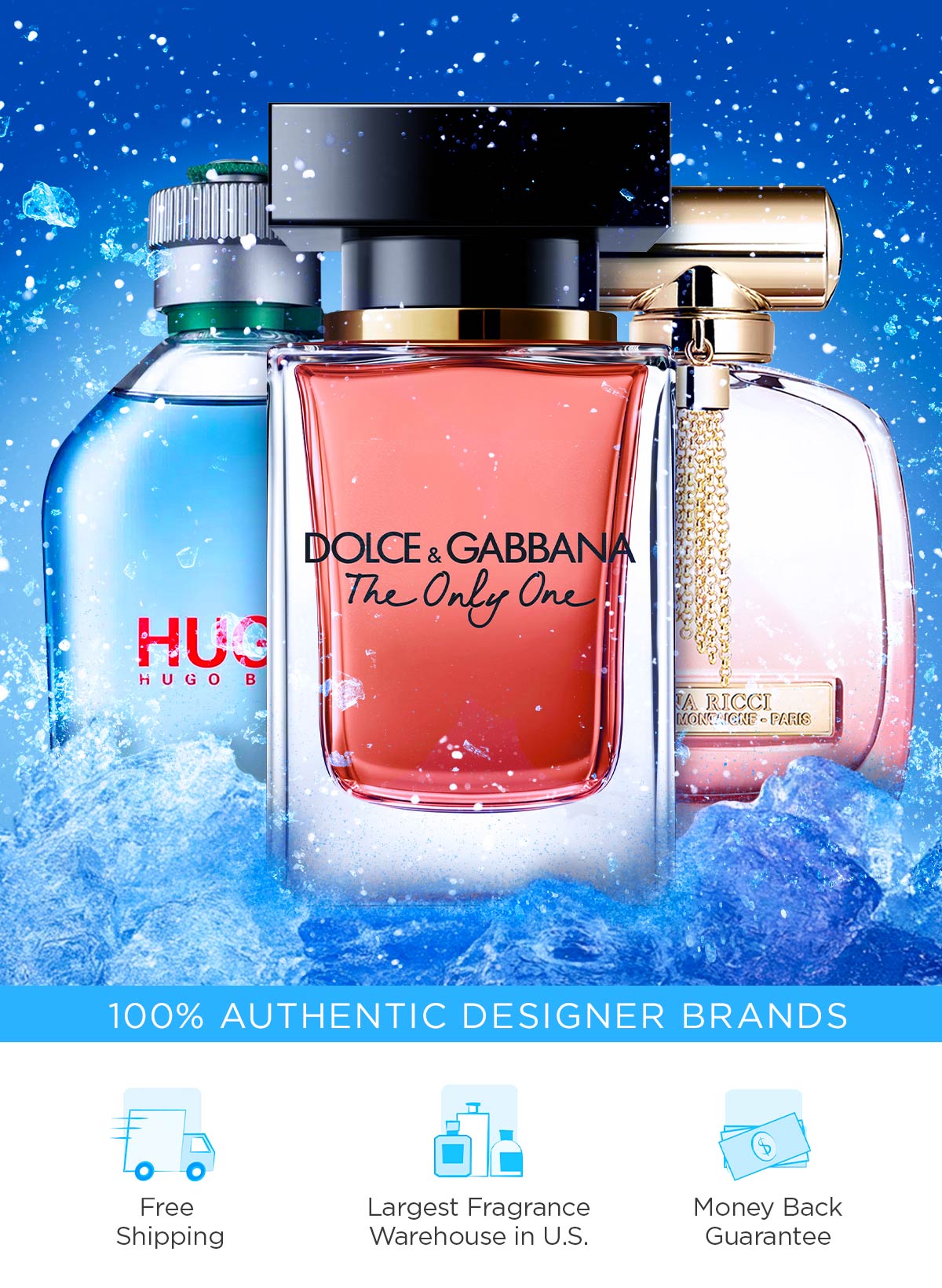 Snow and ice surround best selling fragrances during hot winter savings