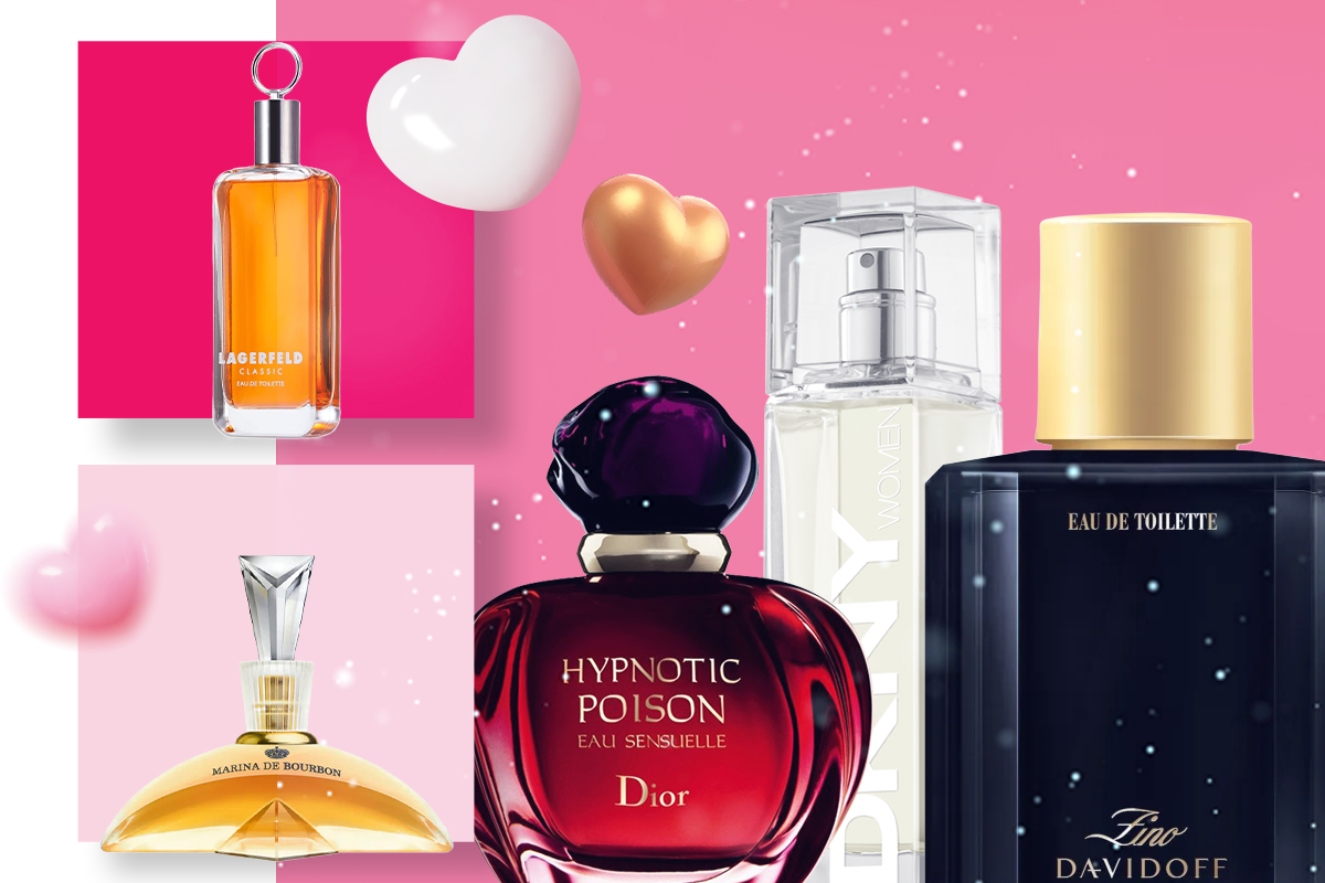 Assortment of hard-to-find fragrances on sale for Valentine's