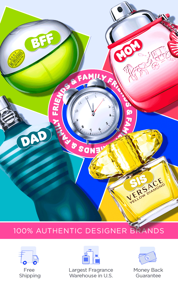 Best-selling fragrances labeled to give to friends and family during sale event