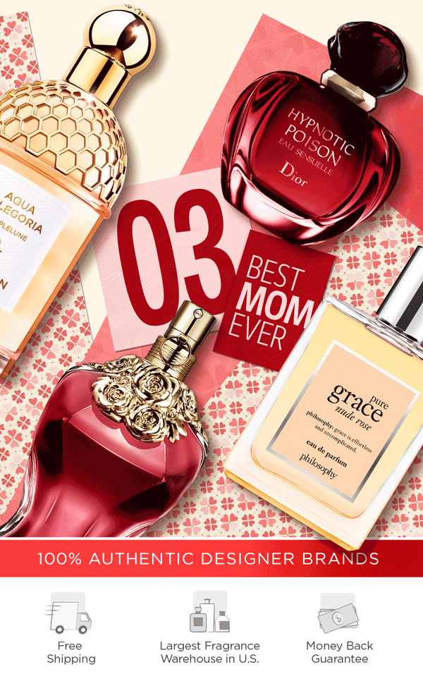 Popular scents surround a countdown to Mother's Day deals
