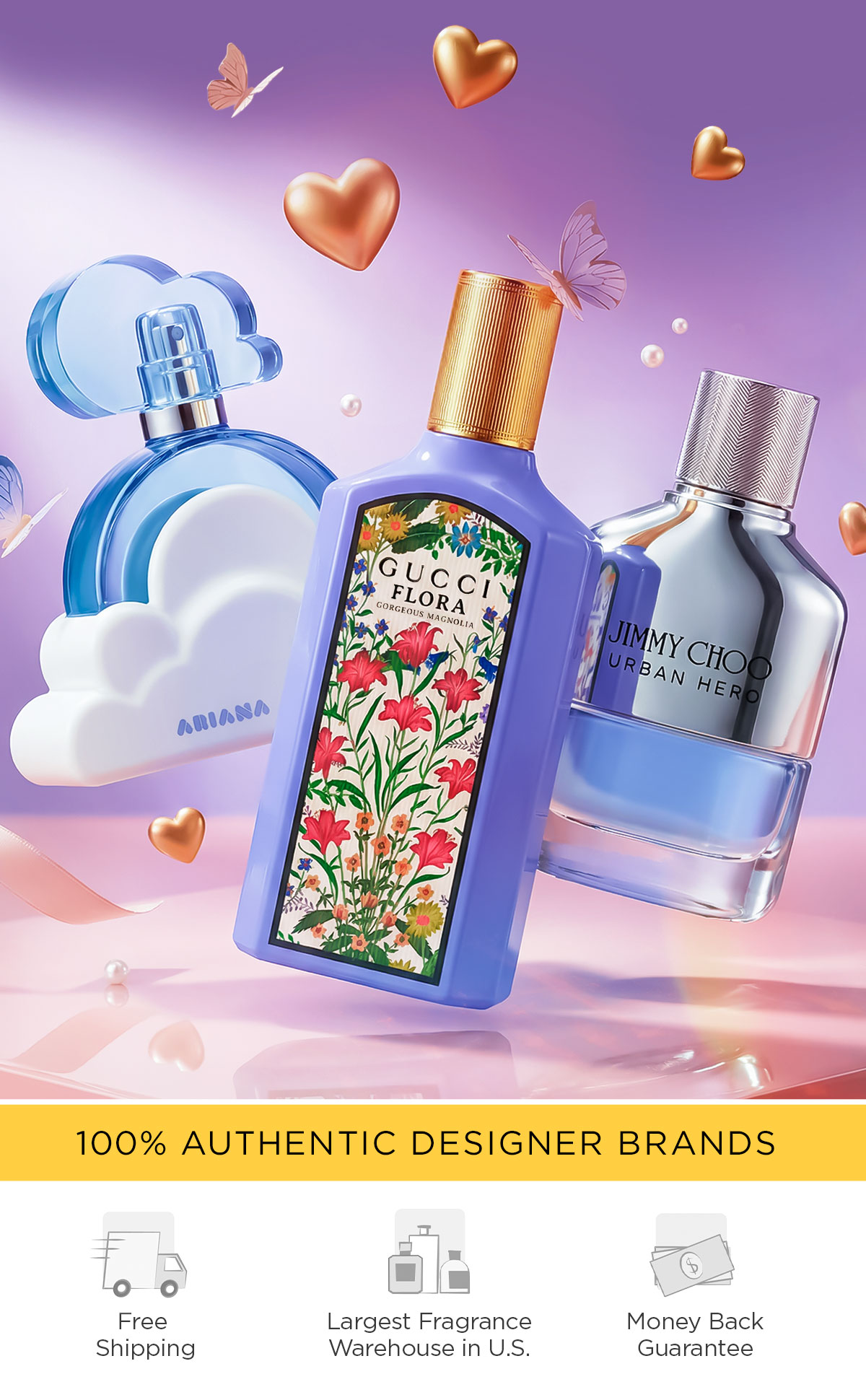 Top selling scents float around hearts and butterflies for Mother's Day deals