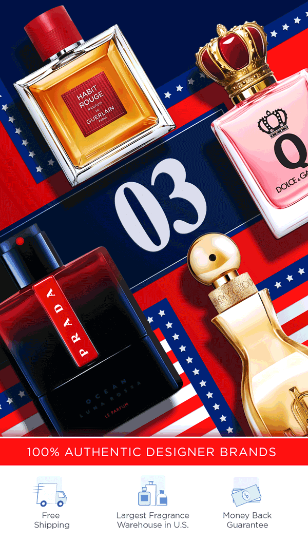 Countdown to memorial day savings on best selling fragrances