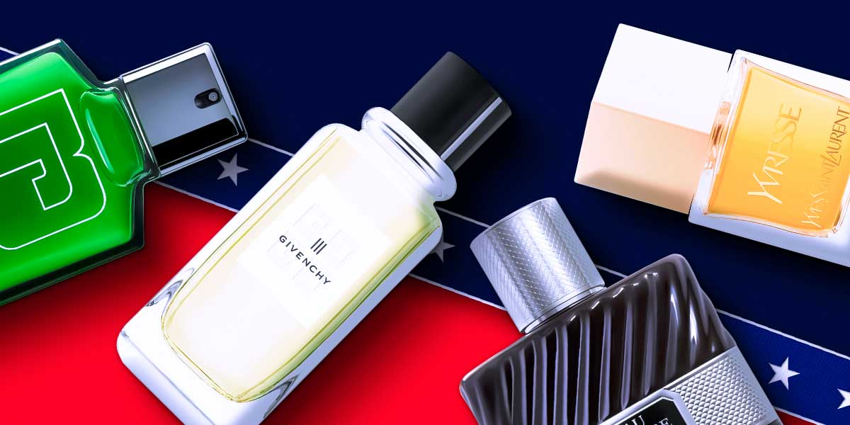 Assortment of rare fragrances