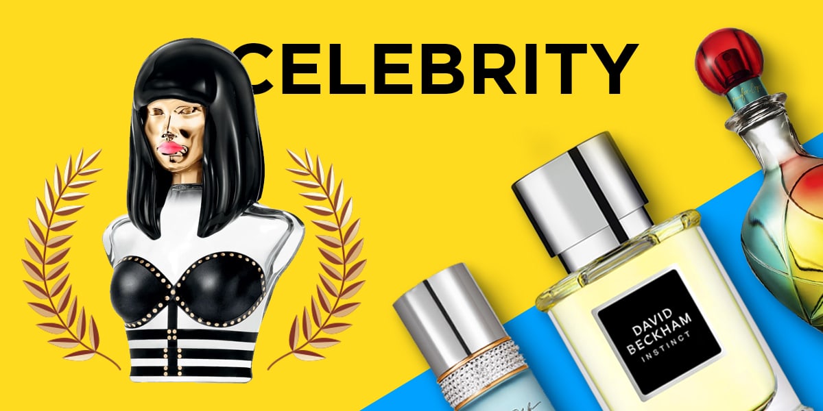 Display of celebrity scents