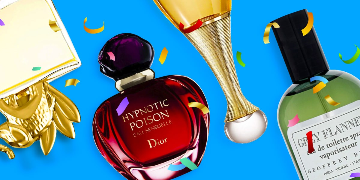 Assortment of rare fragrances