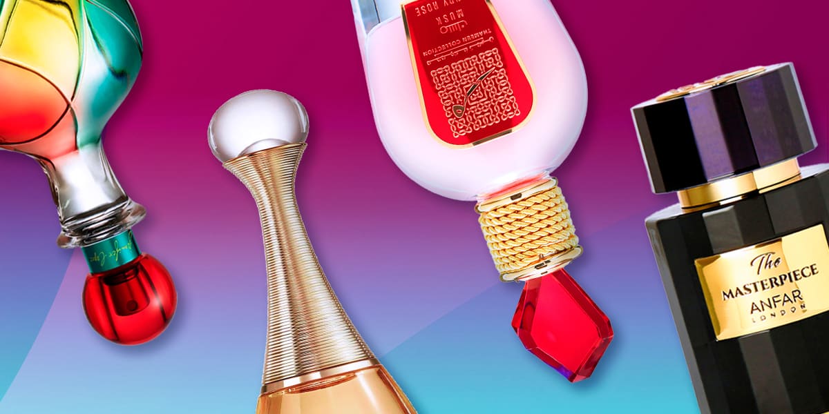 A row of new fragrances