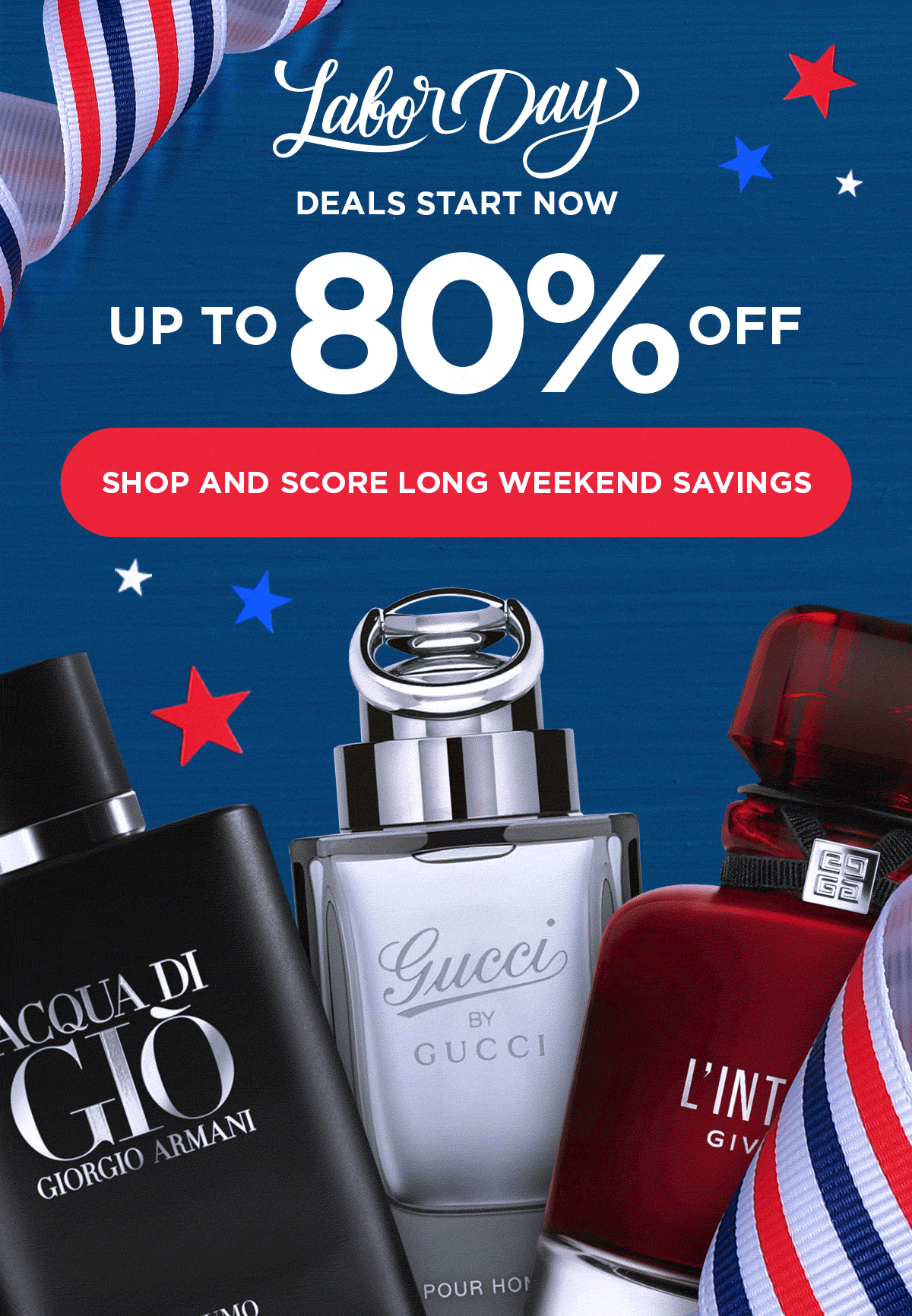 Patriotic elements surround best selling scents during Labor Day deals