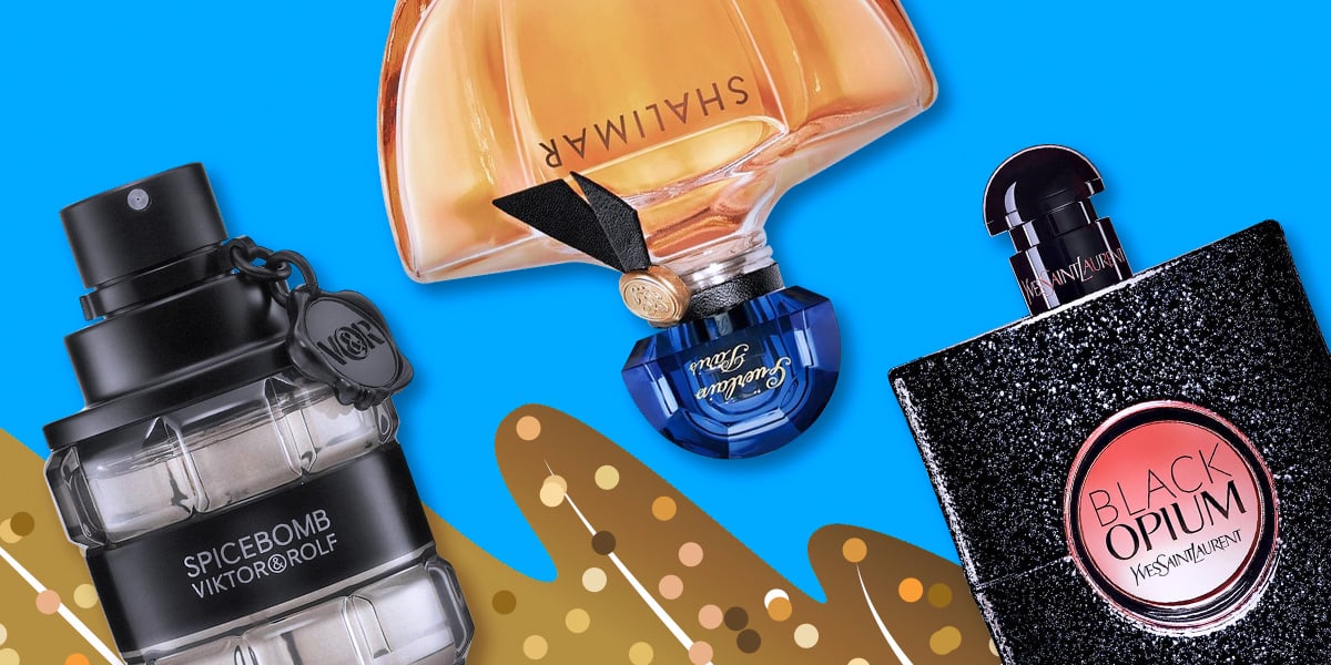 A row of new fragrances