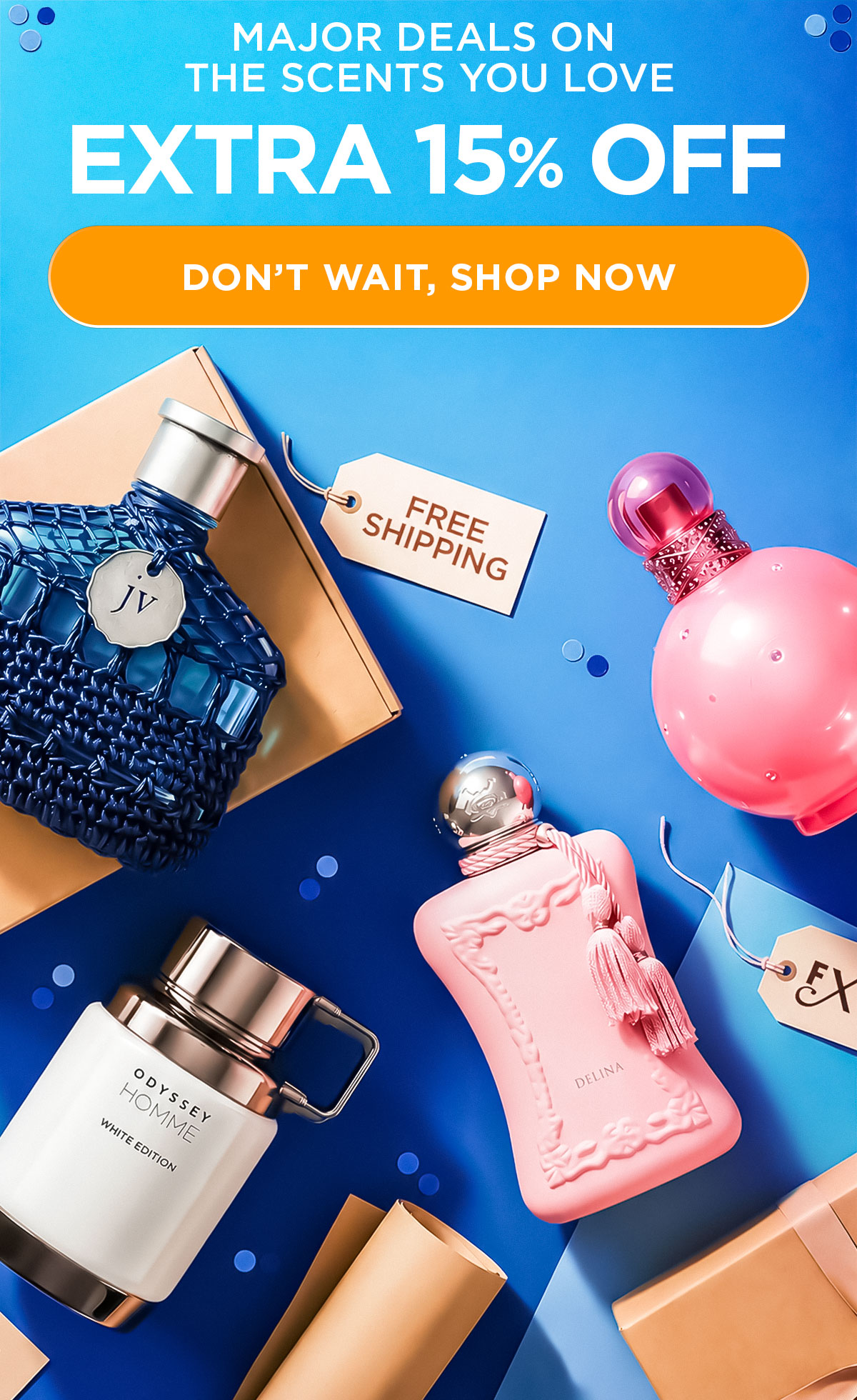 Major Deals On The Scents You Love. Extra 15% OFF. Don’t Wait, Shop Now.