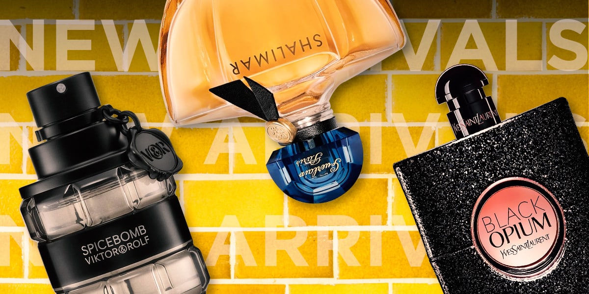 A row of new fragrances