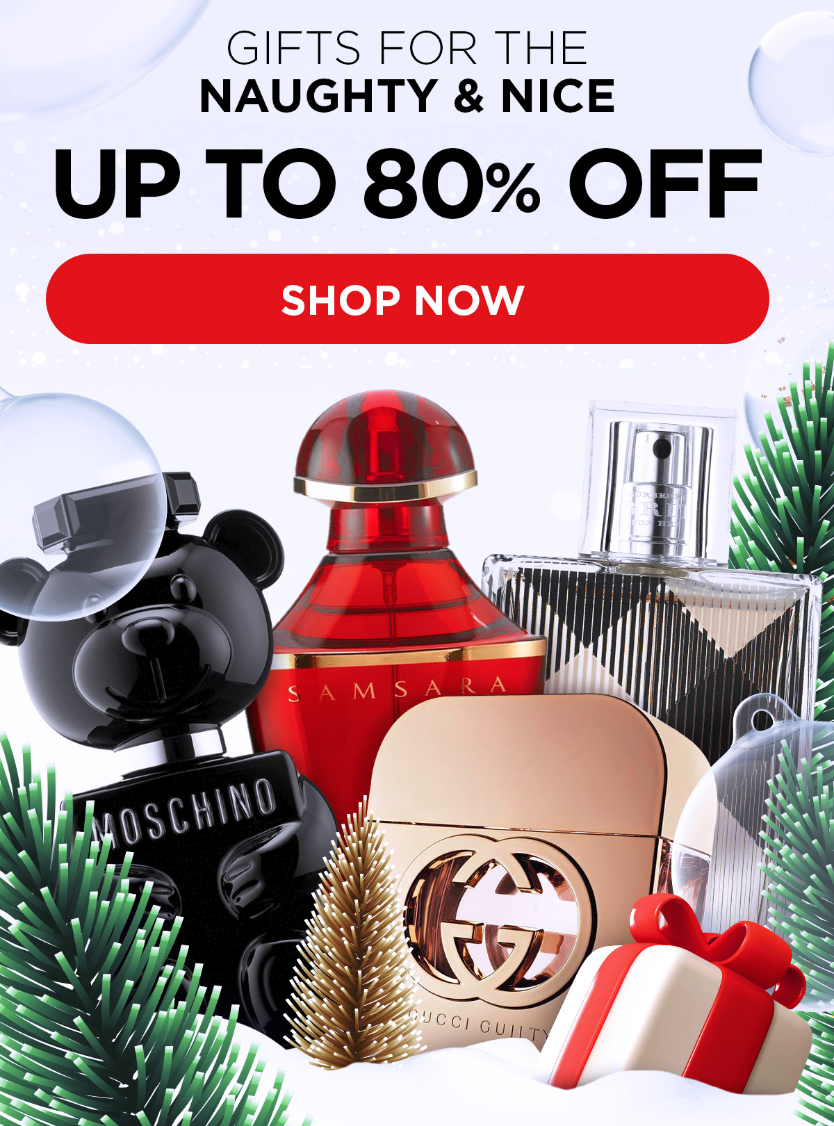 Your Holiday Haul Starts Here. Up to 80% Off