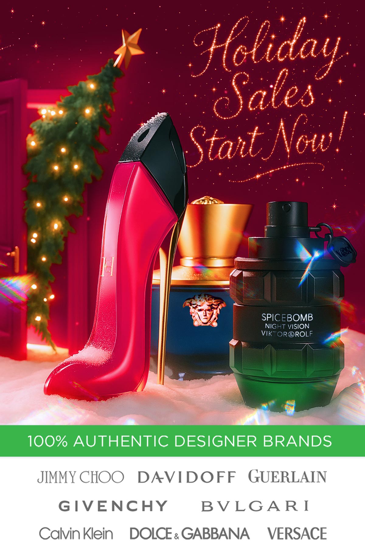 A Christmas tree peeks in on best-selling scents during the first savings of the season