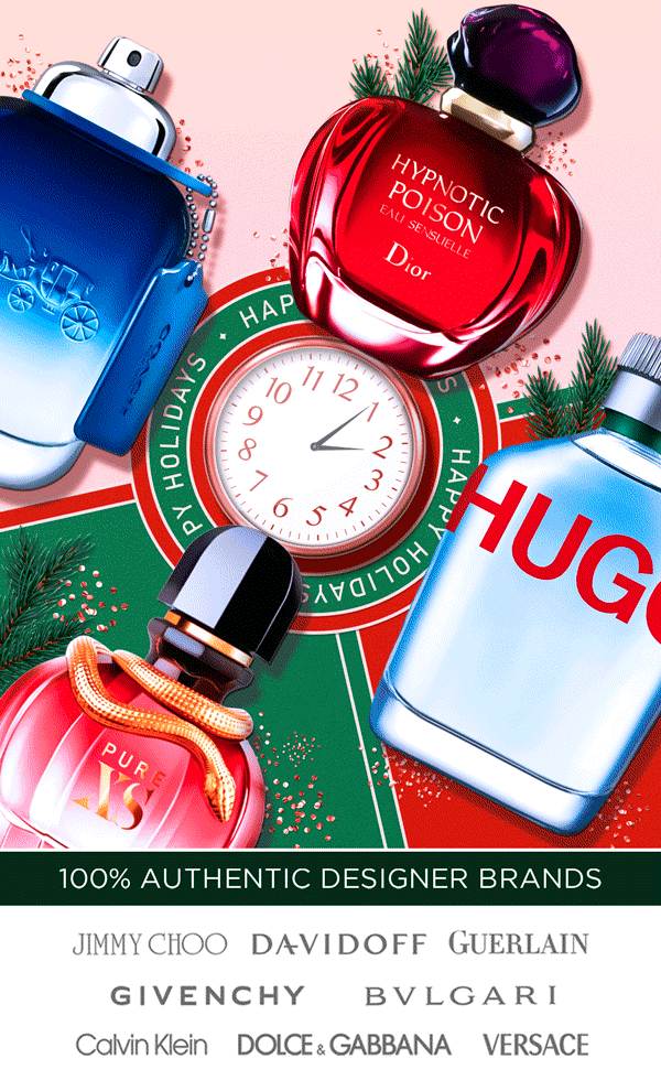 Time is ticking away to save big on best-selling scents for the holidays