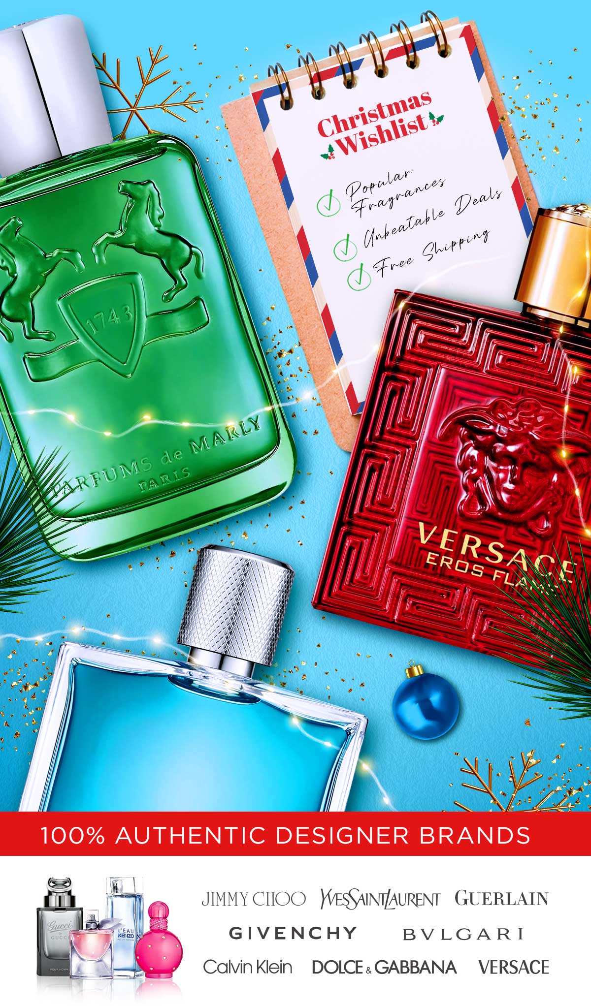 Best selling scents lay with a Christmas list during seasonal sale event