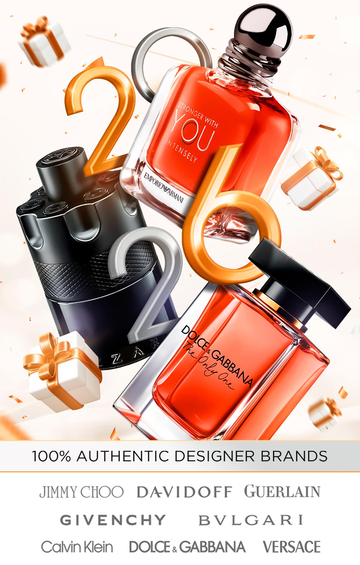 2026 balloons float around best-selling scents during New Year's sale event