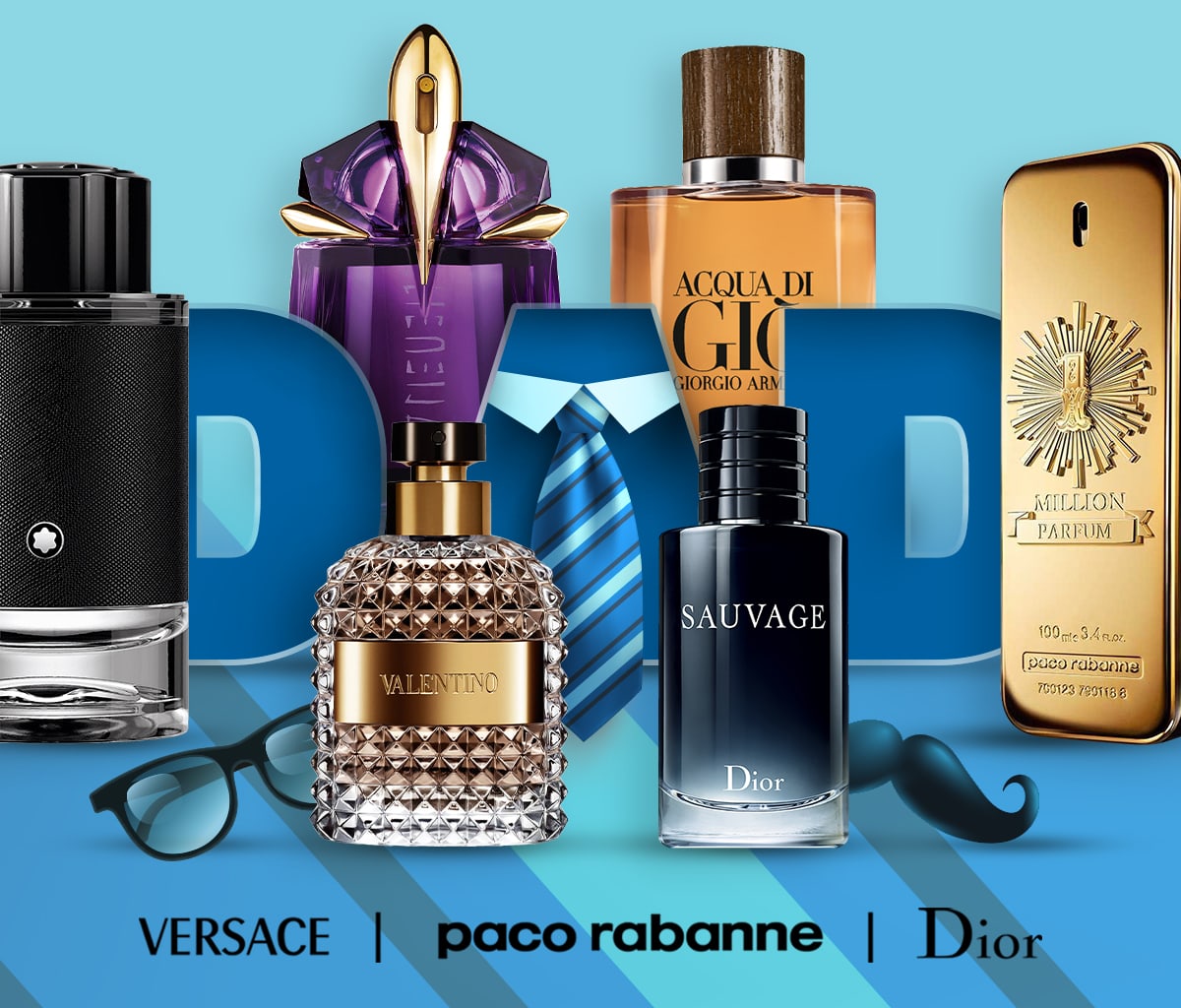 DAD is Surrounded by Cologne for Father's Day Deals
